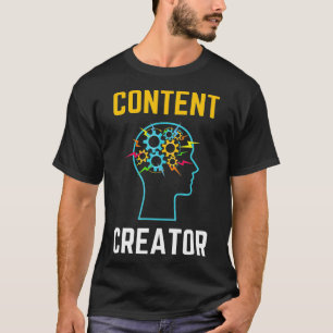 T-shirt Producteur de créateur de contenu cool