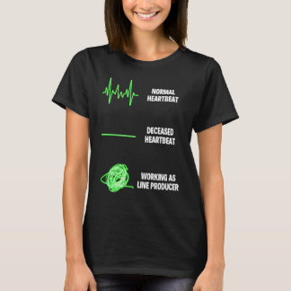 T-shirt Producteur de ligne Producteur Producteur Manager 
