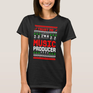 T-shirt Producteur de musique Compositeur de Noël Enregist