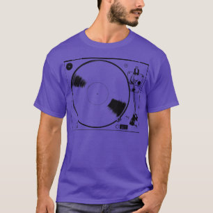 T-shirt Producteur de musique de disques analogiques Vinyl