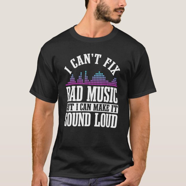 T-shirt Producteur De Musique DJ Compositeur Record Musici (Devant)