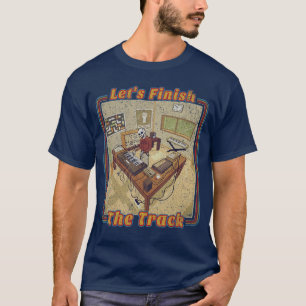 T-shirt Producteur de musique électronique drôle avec synt