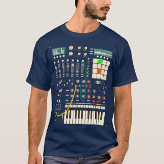 T-shirt Producteur de musique moderne et musicien électron
