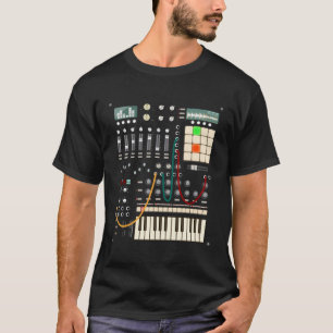 T-shirt Producteur De Musique Moderne Et Musicien Électron