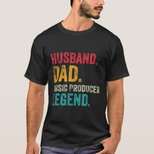 T-shirt Producteur De Musique Papa Mari Fabriquant Des Bea