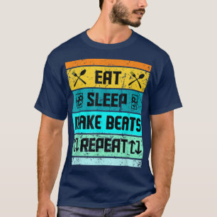 T-shirt Producteur de musique Vintage rétro T Beat Maker 