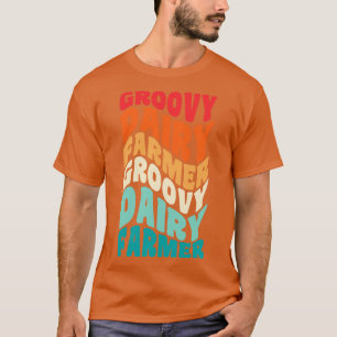 T-shirt Producteur laitier Vintage Rétro 60s les années 70