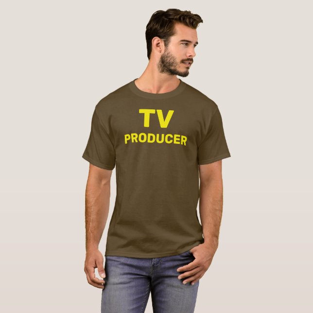 T-SHIRT PRODUCTEUR TV (Devant entier)