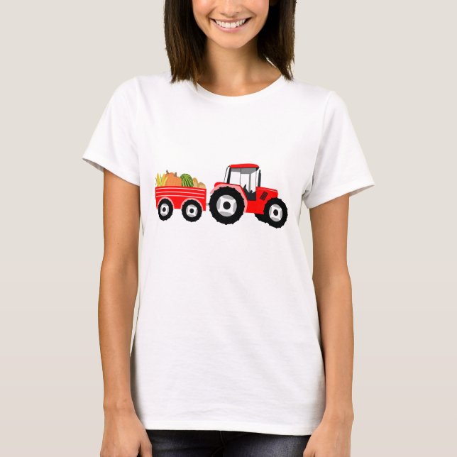 T-shirt Production de Camion Rouge (Devant)