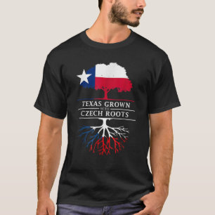 T-shirt Produit au Texas avec des racines tchèques Républi