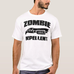 T-shirt produit répulsif de zombi - le fusil de chasse