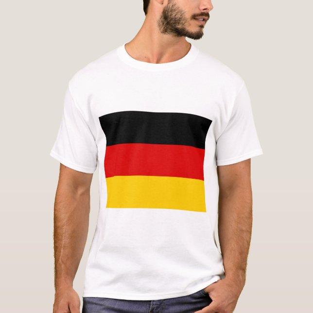 T-shirt Produits allemands de drapeau (Devant)