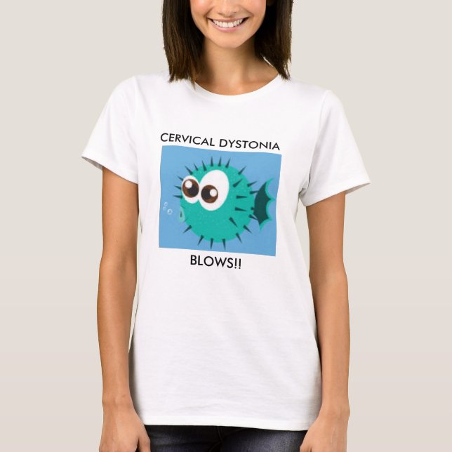 T-shirt Produits cervicaux de conscience de dystonie (Devant)