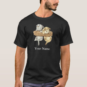T-shirt Produits de caractère d'argile de papier
