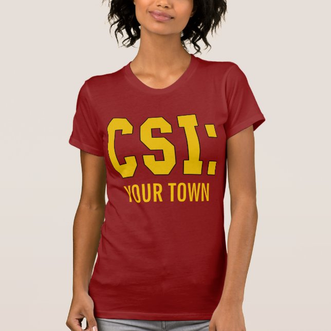 T-shirt Produits de CUSTOMIZEABLE CSI (Devant)