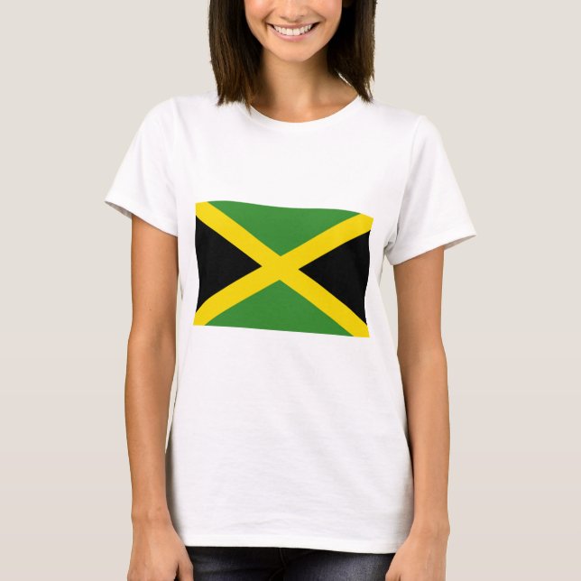 T-shirt Produits de drapeau de la Jamaïque (Devant)
