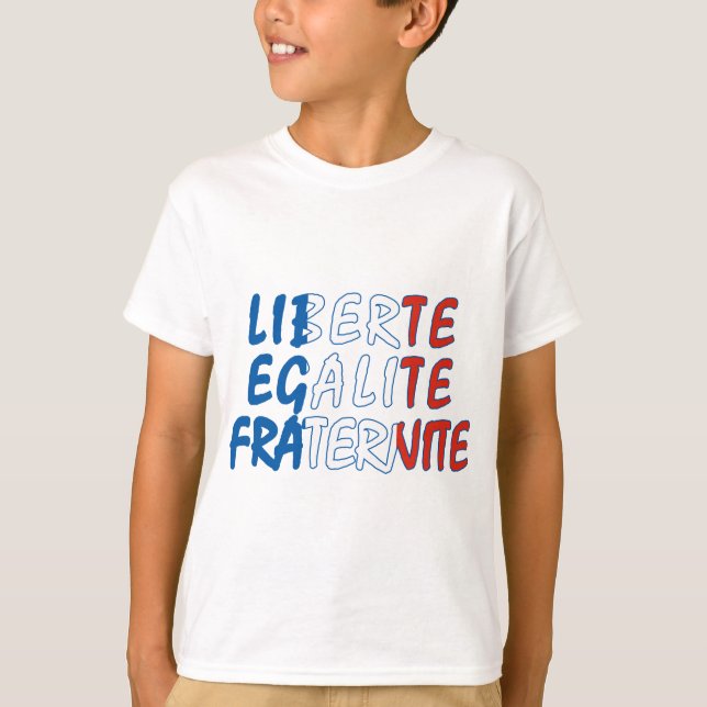 T-shirt Produits de Liberte Egalite Fraternite (Devant)