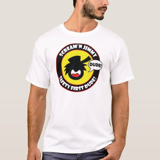 T-SHIRT PRODUITS DE LOGO DE SCREAM'N JIMMY (Devant)
