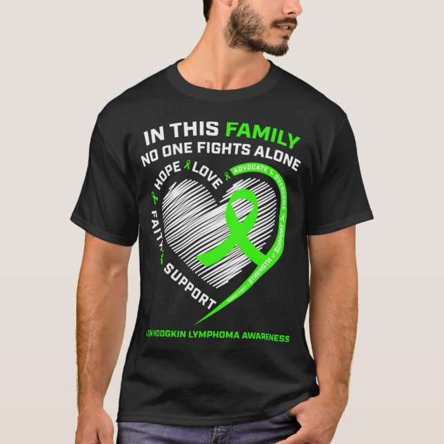 T-shirt Produits De Sensibilisation Au Lymphome Non Hodgki (Devant)