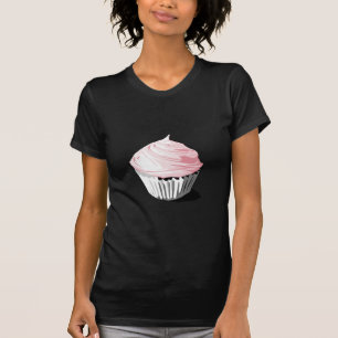 T-shirt Produits roses de modèle de petit gâteau de