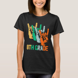 T-shirt Prof de 8e année, j'adore la musique des années 80
