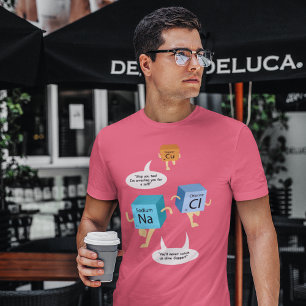 T-shirt Prof de chimie Collègue Éléments chimiques Blague