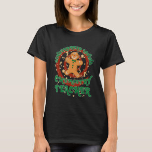 T-shirt Prof de chimie Emploi Gâteau de Noël Funny Xmas