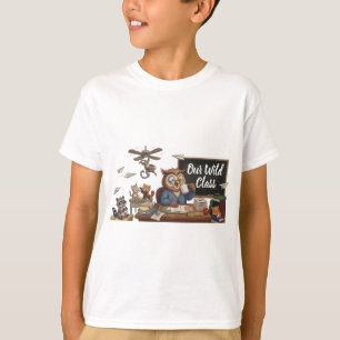 T-shirt Prof de hibou drôle Chaos - Animaux fantaisistes d