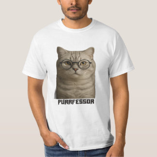 T-shirt Professeur à ronrons
