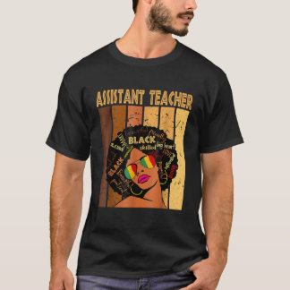 T-shirt Professeur adjoint Histoire noire Reine Melanin Af