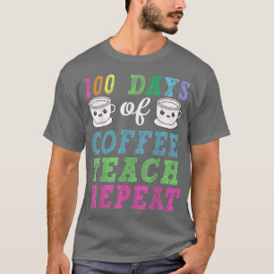 T-shirt Professeur amateur de café 100 jours de café Ensei
