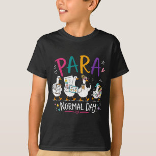T-shirt Professeur auxiliaire de canard jour paranormal