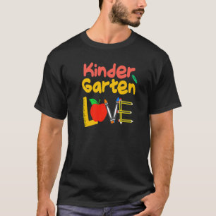 T-shirt Professeur d'amour de maternelle élève premier jou