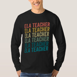 T-shirt Professeur d'anglais rétro vintage pour l'art de l