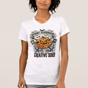 T-shirt Professeur d'art Halloween Classe effrayante