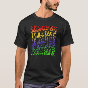 T-shirt Professeur d'art Inspiration Colorée Scho élémenta
