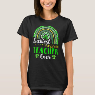 T-shirt Professeur de 1ère année Luckiest toujours St Patr