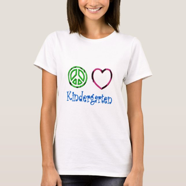 T-shirt Professeur de catégorie d'enfant d'école de jardin (Devant)