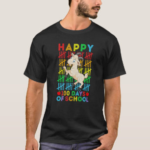 T-shirt Professeur de chèvre élève Heureux 100 jours d'éco