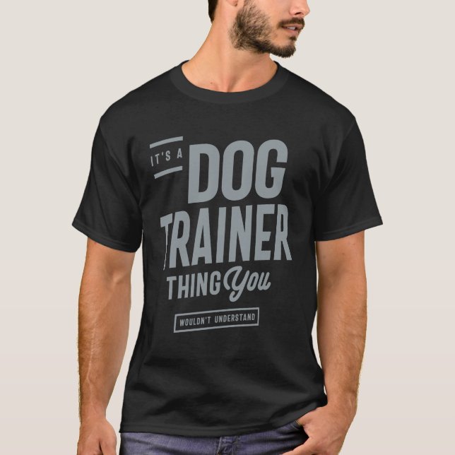 T-shirt Professeur de chien drôle profession (Devant)