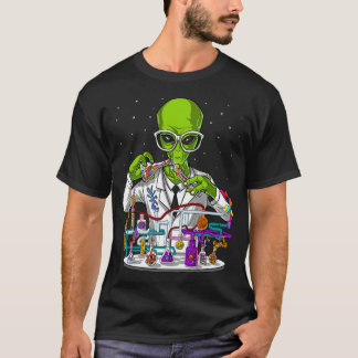 T-shirt Professeur de chimie extraterrestre