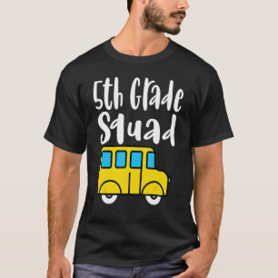 T-shirt Professeur de cinquième année, premier jour d'écol