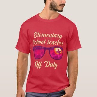 T-shirt Professeur de classe d'école primaire enseignant h