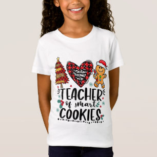 T-Shirt Professeur de cookies intelligents Funny Christmas