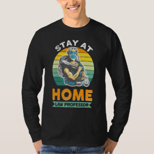 T-shirt Professeur de droit en congé au collègue et au col