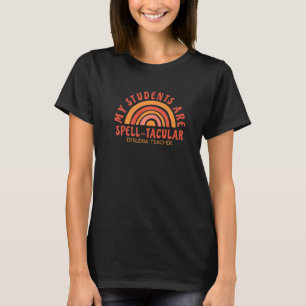 T-shirt Professeur de dyslexie Sensibilisation Thérapie de