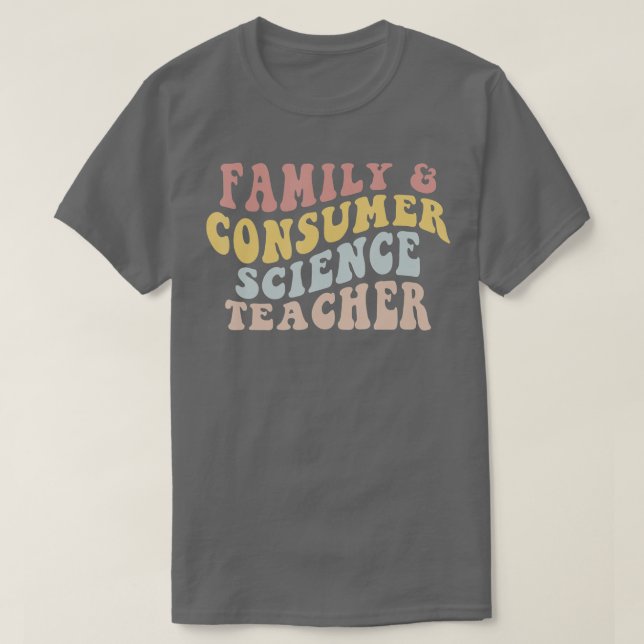 T-shirt Professeur de Facteurs en sciences de la famille e (Design devant)