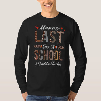 T-shirt Professeur De Headstart Joyeux Jour De L'École Leo