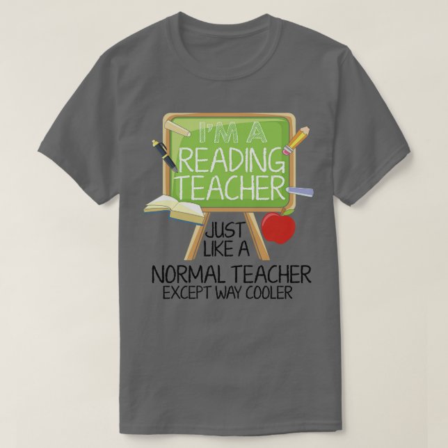 T-shirt Professeur de lecture (Design devant)
