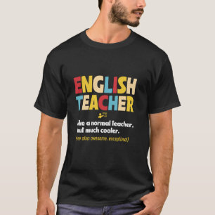 T-shirt Professeur de littérature anglaise Éducateur